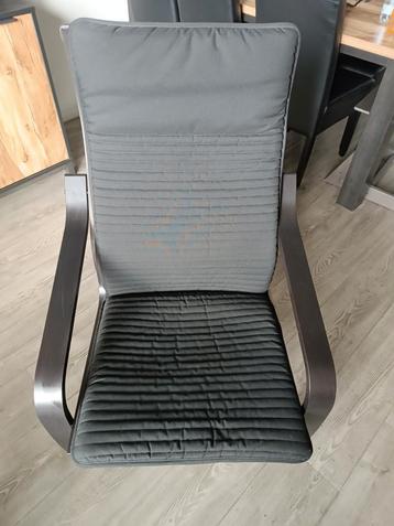ikea stoel poäng zwartbruin/knisa zwart beschikbaar voor biedingen