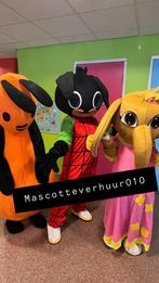 Flop, Konijn & Sula mascottes te huur, Ophalen, Zo goed als nieuw