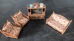 sylvanian families bank met tv, Verzamelen, Poppenhuizen en Toebehoren, Ophalen of Verzenden, Zo goed als nieuw, Poppenhuis