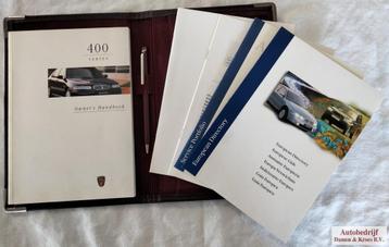 Instructieboekje Rover 400 in leren etui (Engelstalig) beschikbaar voor biedingen
