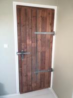 Houten deuren, met beslag - Authentiek & Sfeervol, Ophalen, Gebruikt, 80 tot 100 cm, Binnendeur
