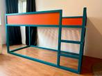 IKEA Kura Hoogslaper - Pacific Blauw/Oranje Hack, Ophalen, Gebruikt, Hoogslaper