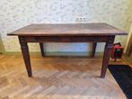 Stoere tafel van hardhout, Ophalen, Teakhout, 50 tot 100 cm, Zo goed als nieuw