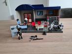 Playmobil meeneem politiebureau, Kinderen en Baby's, Speelgoed | Playmobil, Ophalen, Zo goed als nieuw, Complete set
