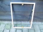 schilderijlijst hout wit  30 x 40 cm, Huis en Inrichting, Woonaccessoires | Lijsten, Minder dan 50 cm, Gebruikt, Ophalen of Verzenden