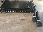 Karaoke Set: Mixer, Sony Ontvanger, 2 Microfoons, Ophalen of Verzenden, Gebruikt, Complete set