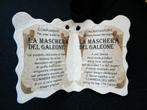 Origineel Venetiaans masker LA MARSCHERA DEL GALEONE, Antiek en Kunst, Curiosa en Brocante, Ophalen of Verzenden