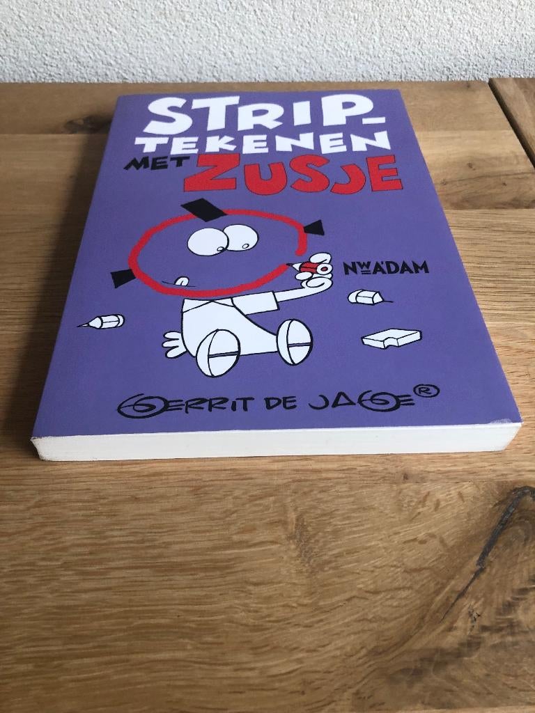 Striptekenen met Zusje (Gerrit de Jager) SC 1e druk 2009, Boeken, Gerrit de Jager, Eén stripboek, Ophalen of Verzenden, Zo goed als nieuw