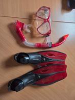 Snorkelset Rucanor - Masker, Snorkel en Vinnen (maat 30-32), Ophalen, Zo goed als nieuw, Snorkelset