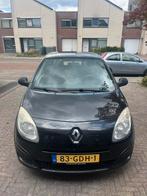 Renault Twingo 1.1 2008 Zwart, Auto's, Voorwielaandrijving, 4 cilinders, Zwart, Origineel Nederlands