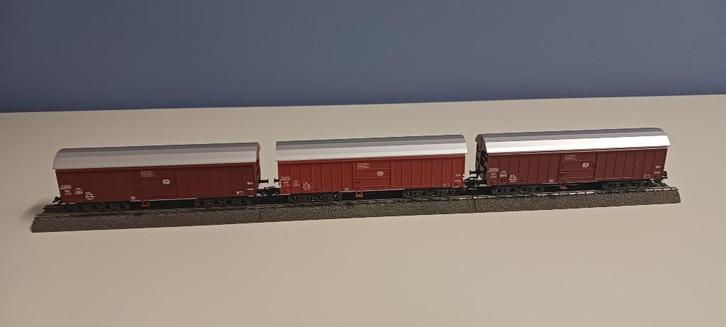 Marklin 4460: Zwenkdakwagon (3 stuks), Hobby en Vrije tijd, Modeltreinen | H0, Gebruikt, Wagon, Wisselstroom, Märklin, Ophalen of Verzenden