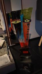 Kunst glas werk sculptuur, Ophalen, Zo goed als nieuw, Glas, Cd's