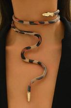 Slangenketting Choker Goudkleurig, Sieraden, Tassen en Uiterlijk, Ophalen of Verzenden, Nieuw, Goud, Overige materialen