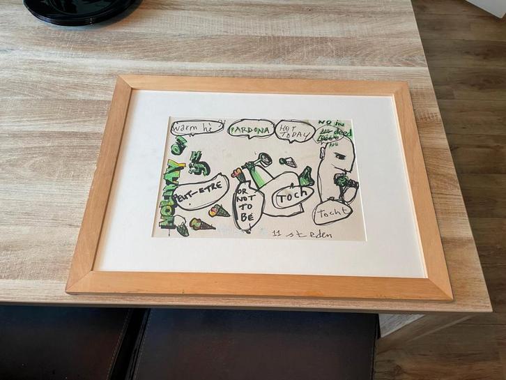 2 0riginele Herman Brood tekeningen, Antiek en Kunst, Kunst | Tekeningen en Foto's, Ophalen of Verzenden