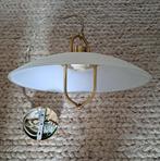 Twee Hanglampen., Ophalen, Gebruikt, Glas, Modern