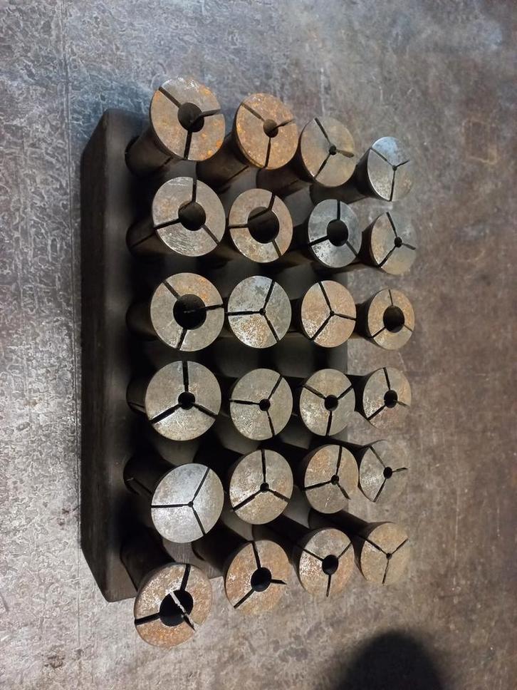 Spantangen, spanhulzen., Doe-het-zelf en Verbouw, Draaibanken, Gebruikt, Metaaldraaibank, Ophalen