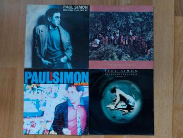 4 singles - PAUL SIMON  beschikbaar voor biedingen