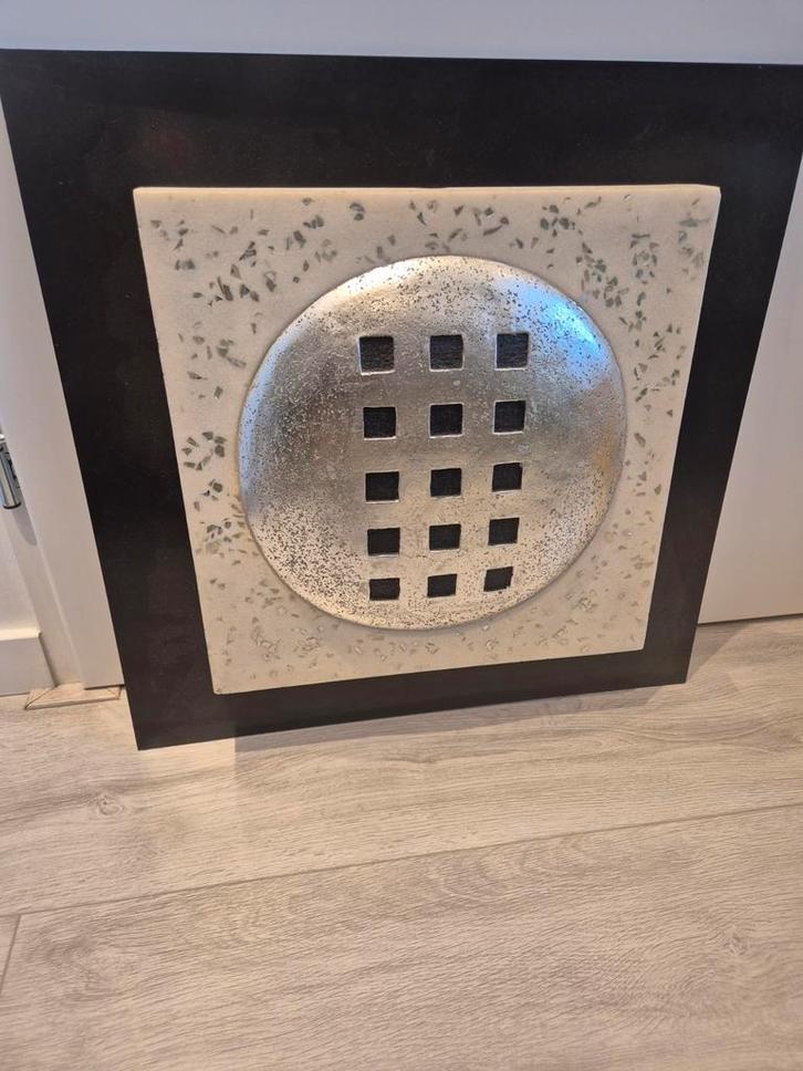 Uniek 3D Schilderij met Zilveren Accent, Antiek en Kunst, Kunst | Schilderijen | Abstract, Ophalen