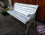 Gietijzeren tuinbank, Tuin en Terras, Ophalen, Gebruikt, Metaal
