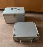 Opbergkoffertjes twee stuks, Ophalen of Verzenden, Gebruikt, Metaal