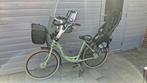 Sparta Moederfiets met 2 Kinderzitjes, Fietsen en Brommers, Fietsen | Dames | Moederfietsen, Ophalen, 2 zitjes, Sparta, Gebruikt
