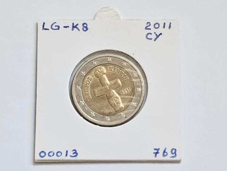 2-euromunt Cyprus (CY) 2011 Koers LG-K8, Postzegels en Munten, Munten | Europa | Euromunten, Losse munt, 2 euro, Cyprus, Ophalen of Verzenden