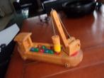 Zeer oude VRACHTBOOT op Wielen, compleet, Antiek en Kunst, Ophalen of Verzenden