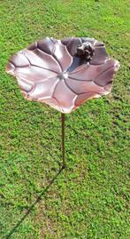 Metalen Tuinprikker vogelbad / voederplaats, Tuin en Terras, Vogelhuisjes en Vogelbaden, Verzenden, Nieuw