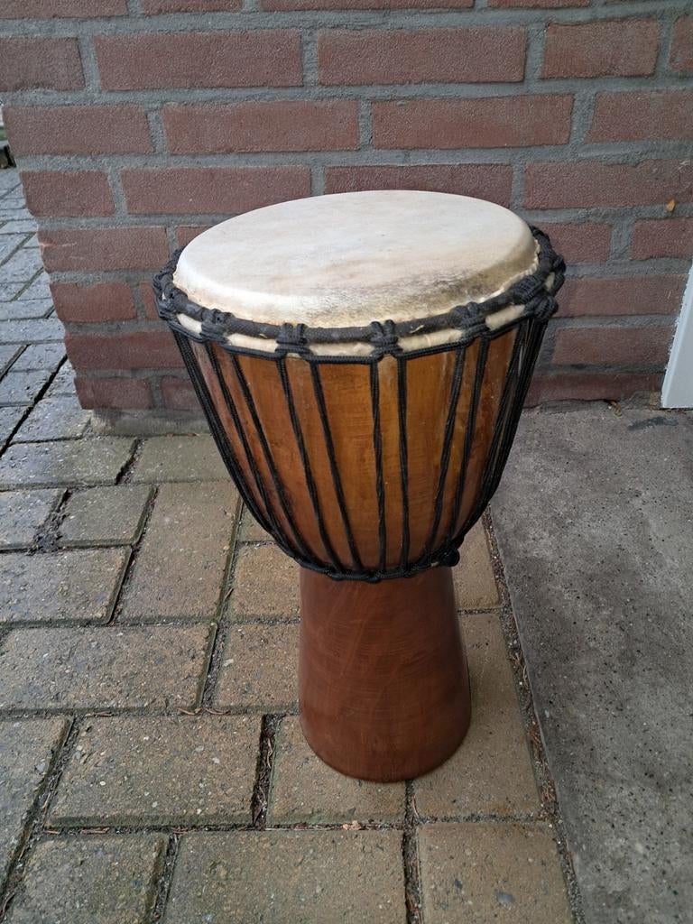 Kleine djembe, top geluid!, Muziek en Instrumenten, Percussie, Ophalen, Trommel