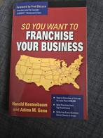 So you want to Franchise your business, Ophalen of Verzenden, Nieuw