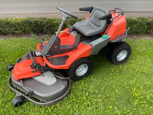 Husqvarna proflex 2 cylinder kawasaki, Tuin en Terras, Zitmaaiers, Zo goed als nieuw, 90 tot 120 cm, Elektrische starter, Mulchfunctie