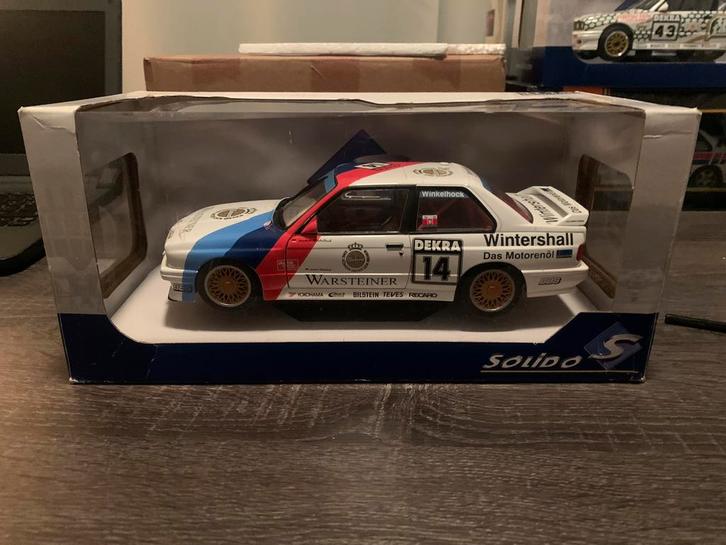 Bmw e30 m3 warsteiner #14, Hobby en Vrije tijd, Modelauto's | 1:18, Zo goed als nieuw, Solido, Verzenden