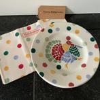 Emma Bridgewater- servies- POLKA DOT Turkey- Plates+TeaTowel, Huis en Inrichting, Keuken | Servies, Nieuw, Ophalen of Verzenden