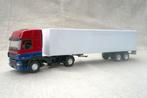 Lion Daf CF85 spacecab + blanco eurotrailer., Ophalen of Verzenden, Zo goed als nieuw, Bus of Vrachtwagen, Lion Toys
