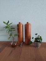 Erven Lucas Bols flessen kruiken, Ophalen of Verzenden, Overige kleuren, Glas, Minder dan 50 cm