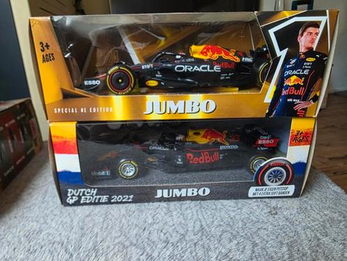 f1 auto's rb16b en rb18 jumbo editie, Hobby en Vrije tijd, Modelauto's | 1:24, Nieuw, Auto, Bburago, Ophalen of Verzenden