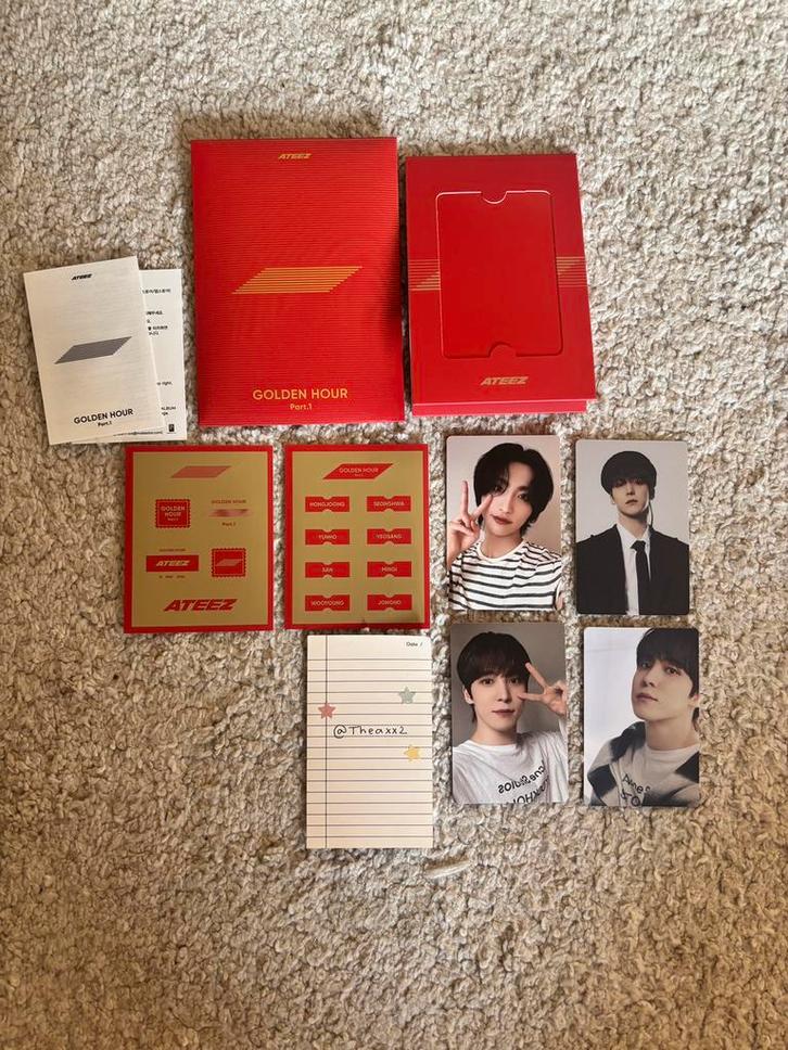 Ateez golden hour part 1 platform, Cd's en Dvd's, Cd's | Wereldmuziek, Zo goed als nieuw, Aziatisch, Verzenden