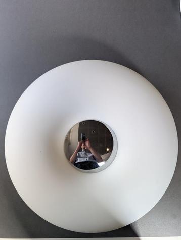 Design plafond ring hanglamp in melkglas structuur Ø 53 cm. beschikbaar voor biedingen