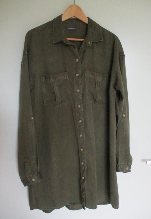 Primark legergroene, lange blouse, maat 42, Kleding | Dames, Blouses en Tunieken, Zo goed als nieuw, Maat 42/44 (L), Groen, Verzenden