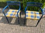 2 Blauwe stoeltjes, Antiek en Kunst, Ophalen