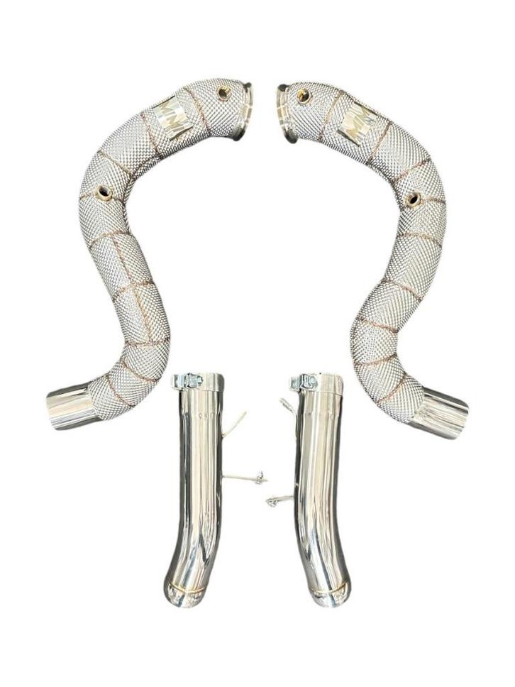 Downpipe 3" Mercedes C63/C63S AMG W205 - OPF (heatshield), Auto diversen, Tuning en Styling, Ophalen of Verzenden