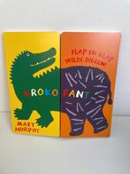 Krokofant: flap en klap wilde dieren!, Ophalen of Verzenden, Nieuw, Uitklap-, Voel- of Ontdekboek