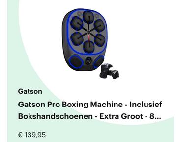 Te koop boksmachine beschikbaar voor biedingen