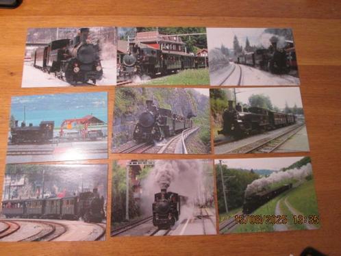 30 ansichtkaarten Ballenberg stoomlocomotieven Brienz, Verzamelen, Ansichtkaarten | Themakaarten, Ongelopen, 1980 tot heden, Voertuig