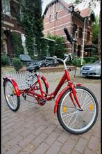 Driewieler voor volwassenen rood, Fietsen en Brommers, Fietsen | Driewielfietsen, Ophalen, Zo goed als nieuw