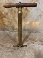 Dunlop No. 1 Double Acting pomp antiek brons koper, Ophalen, Gebruikt