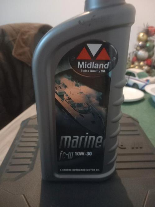 Midland 10 w 30   4 stroke outboard motor oil.., Watersport en Boten, Accessoires en Onderhoud, Nieuw, Ophalen of Verzenden