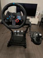 Logitech G29 met standaard, Spelcomputers en Games, Ophalen, Zo goed als nieuw, Stuurtje of Sportattribuut