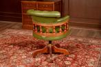 SALE! Chesterfield bureaustoel, Huis en Inrichting, Ophalen of Verzenden, Zo goed als nieuw, Bureaustoel, Groen