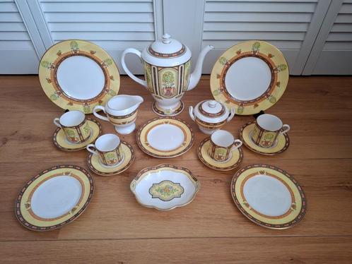KOFFIESERVIES van Royal Worcester "VERSAILLES" BoneChina, Huis en Inrichting, Keuken | Servies, Nieuw, Compleet servies, Overige stijlen